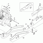 400 FIS Auto Двигатель и глушитель