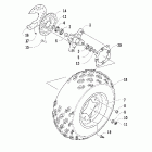 DVX 400 Переднее колесо