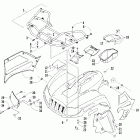700 EFI SE Передняя панель кузова