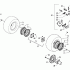 90 Utility Rear wheel and brake assemblies