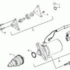 50 Utility Starter motor and oil pump assemblies