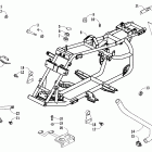 DVX 90 Frame and related parts assembly