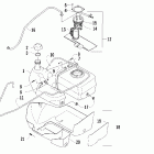 700 EFI SE Топливный бак