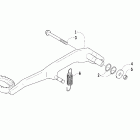 DVX 400 Rear brake pedal assembly