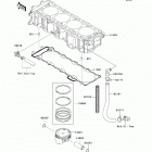 STX (JT1500-D9F) Цилиндр и поршни
