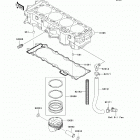 Ultra 260X (JT1500-E9F) Цилиндр и поршни