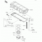 STX-15F (JT1500-A7F) Цилиндр и поршни