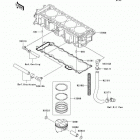 STX-12F (JT1200-D7F) Цилиндр и поршни