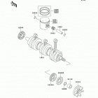 900 STX (JT900-E1) Коленвал и поршни