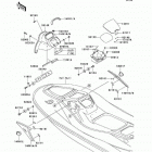 900 STX (JT900-E1) Hull middle fittings
