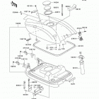 800 SX-R (JS800-A1) Engine hood
