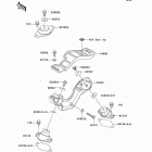 1200 STX-R (JT1200-A2) Крепление двигателя
