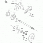 1100 ZXi (JH1100-A5) Ведущий вал
