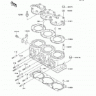 900 STS (JT900-B4) Цилиндр и головка цилиндров