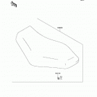 Brute Force 750 4x4i (KVF750-C7F) Сидение
