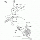 Brute Force 750 4x4i (KVF750-B6F) Педаль тормоза
