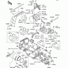 Brute Force 750 4x4i (KVF750-A7F) Рама ,крепежные детали