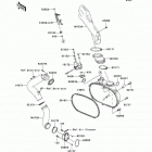 Brute Force 750 4x4i (KVF750-C7F) Крышка вариатора