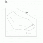 Brute Force 650 4x4i (KVF650-H7F) Сидение