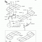 Brute Force 750 4x4i (KVF750-C7F) Багажник-кузов
