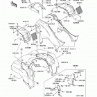 Brute Force 750 4x4i (KVF750-C7F) Переднее крыло(ья)