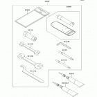 Brute Force 650 4x4i (KVF650-H7F) Owner's tools