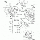 Brute Force 650 4x4i (KVF650-H7F) Крышки двигателя