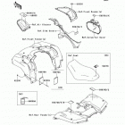 Brute Force 750 4x4i (KVF750-C7F) Наклейки предупреждения