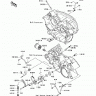 Brute Force 750 4x4i (KVF750-C7F) Масляный и водяной насос. фильтр масленый
