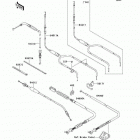 Brute Force 750 4x4i (KVF750-A7F) Тросы управления