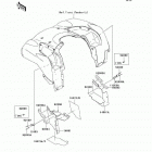 Brute Force 750 4x4i (KVF750-A7F) Flap