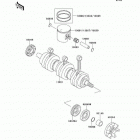 900 STX (JT900-B2) Коленвал и поршни