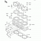 900 STX (JT900-B2) Цилиндр и головка цилиндров