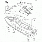 900 STX (JT900-A2) Наклейки предупреждения