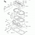 STS (JT750-B1) Цилиндр и головка цилиндров