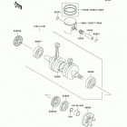 STS (JT750-B1) Коленвал и поршни