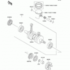 SS (JH750-E2) Коленвал и поршни