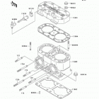 SS (JH750-E2) Цилиндр и головка цилиндров