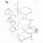 TS (JF650-B8) Впускной глушитель
