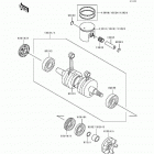 750 SS (JH750-A2) Коленвал и поршни