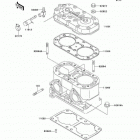 X2 (JF650-A10) Цилиндр и головка цилиндров