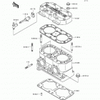 750 SX (JS750-A2) Цилиндр и головка цилиндров