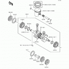550 SX (JS550-C2) Коленвал и поршни