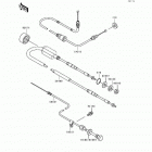 550 SX (JS550-C2) Тросы управления
