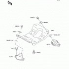 X2 (JF650-A6) Крепление двигателя