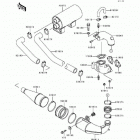 650 SX (JS650-B2) Глушитель