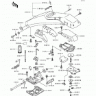 650 SX (JS650-B2) Handle pole(kaw64651 91&nami.)