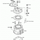 300 SX (JS300-A3) Цилиндр и головка цилиндров