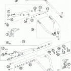 505 SX ATV CHASSIS Front section