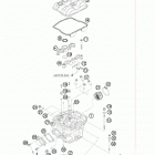 450 SX-F ATV ENGINE Головка цилиндра